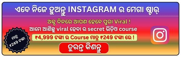 ଏବେ ନିଜେ ହୁଅନ୍ତୁ INSTAGRAM ର ମେଗା ଷ୍ଟାର୍